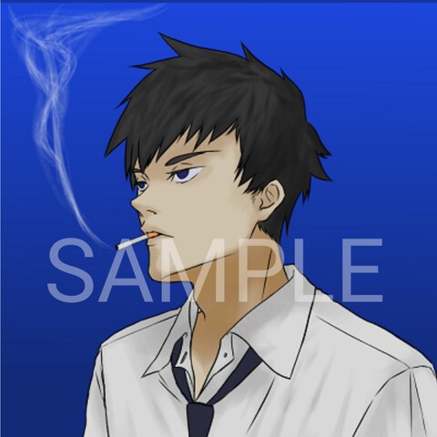 クールな男性アイコン