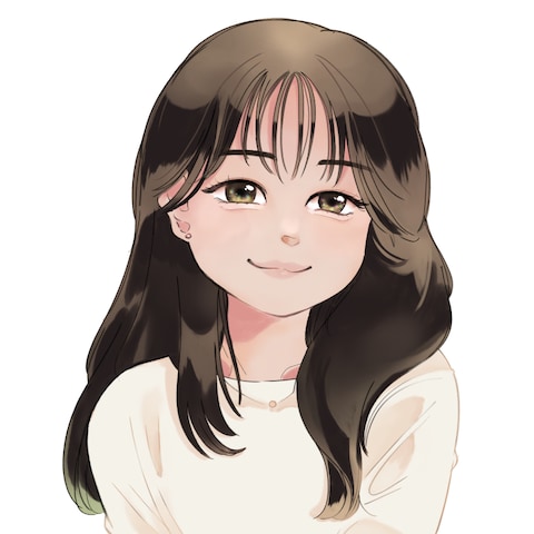 似顔絵女性（リアル寄りタッチ）