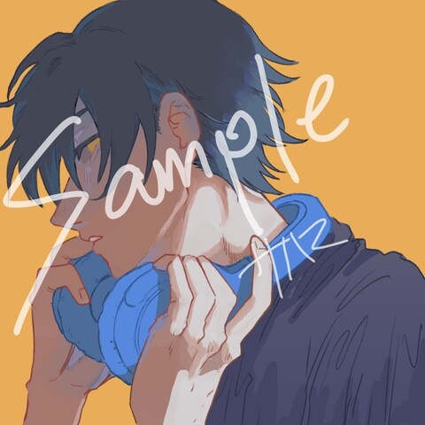 アンニュイな男の子イラスト