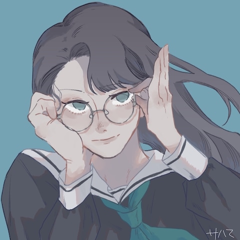 シックなセーラー女の子
