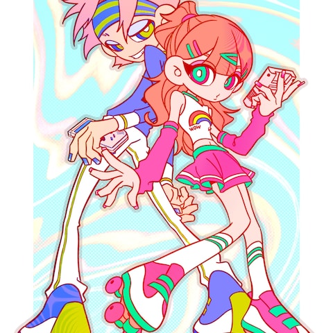 デフォルメイラスト全身