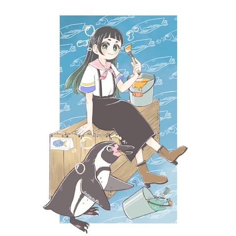 ペンギンさんと女の子