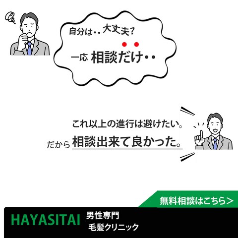 毛髪クリニック広告バナー