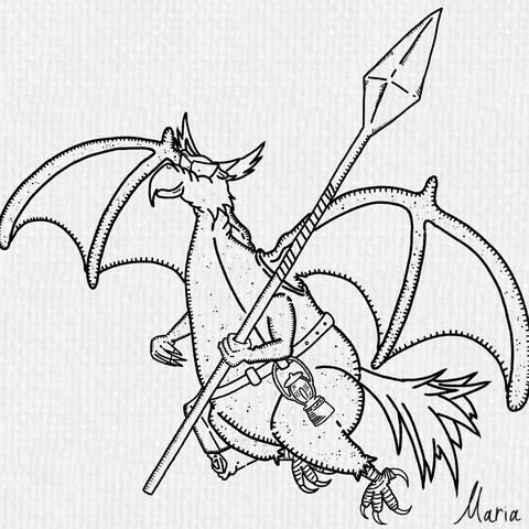 ドラゴンご依頼絵