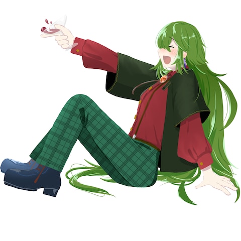 線画のない立ち絵
