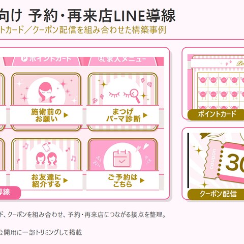 美容サロン向け予約・再来店のLINE
