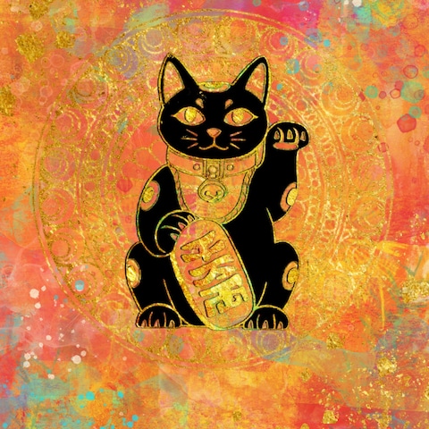 可愛くて福を呼ぶ♡招き猫開運祈祷アート
