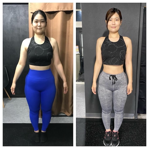 30代女性 3ヶ月の成果−6kg