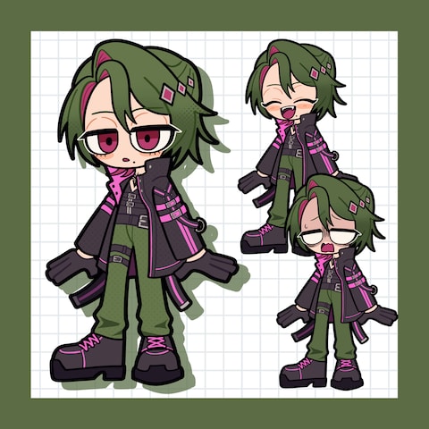 【work】配信用キャラクターイラスト制作