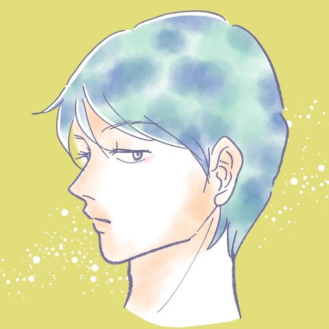 横顔イラストアイコン用