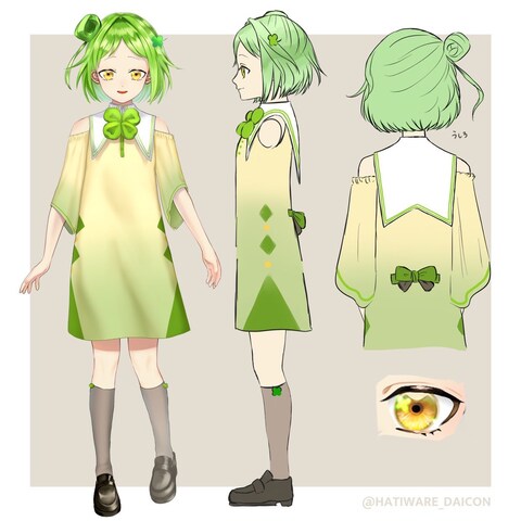 IRIAM配信用立ち絵イラスト