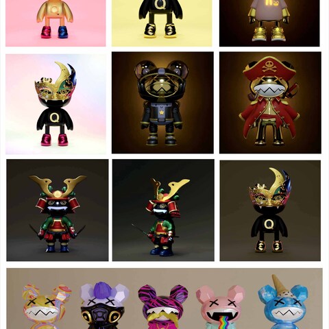 ３Dキャラクター作成、LUPPYキャラシリーズ