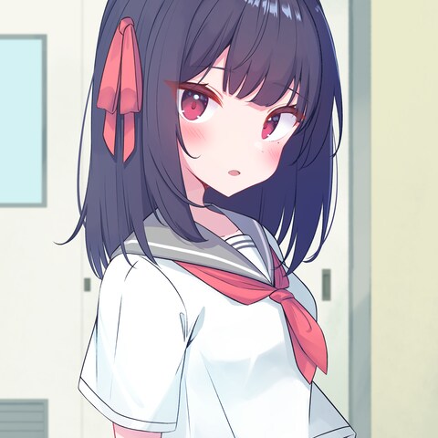 黒髪ジト目ちゃん