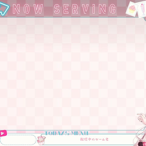 Vtuberさま向け✦配信画面のオーバーレイ