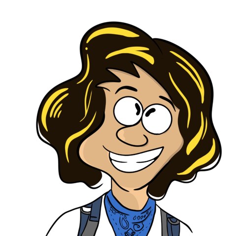 アメリカンポップな似顔絵