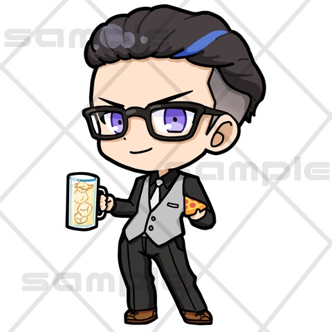 ストリーマーさんSDキャライラスト1