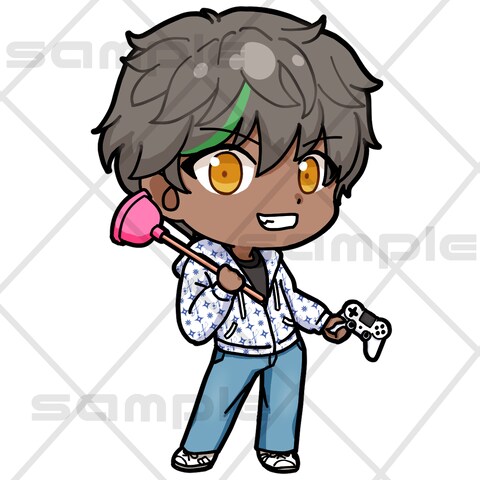 ストリーマーさんSDキャライラスト2