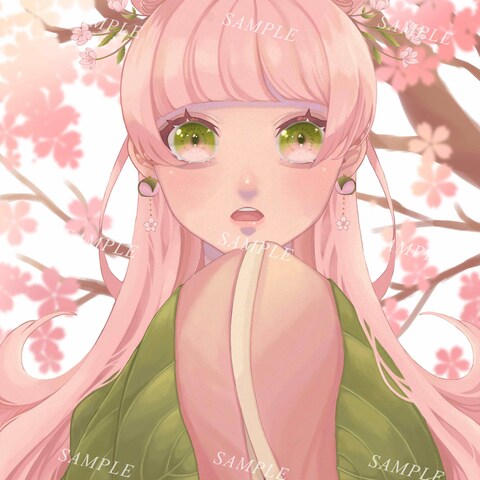 自主制作(桜餅モチーフ)