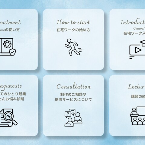  Canva講座のLINEリッチメニュー