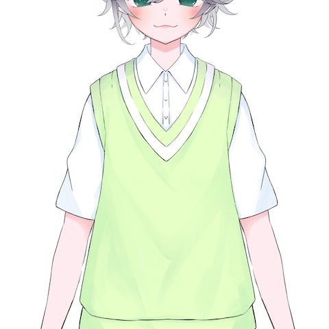 Vtuber、Live2Dモデリングパーツ分けイラストご依頼