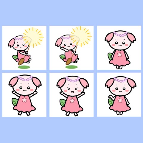 はなのころキャラクター制作(過去のご依頼品)