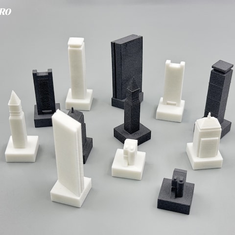 SLS 3Dプリント チェスの駒