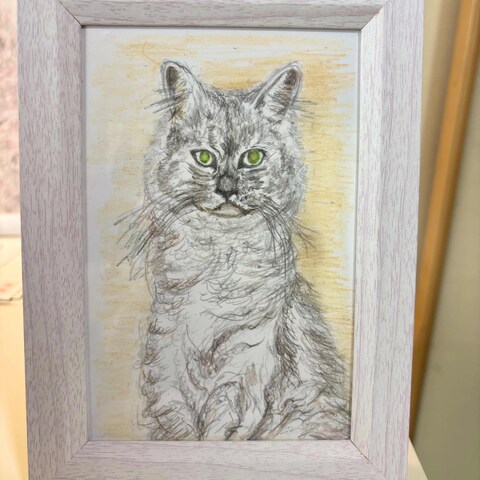 愛猫の似顔絵
