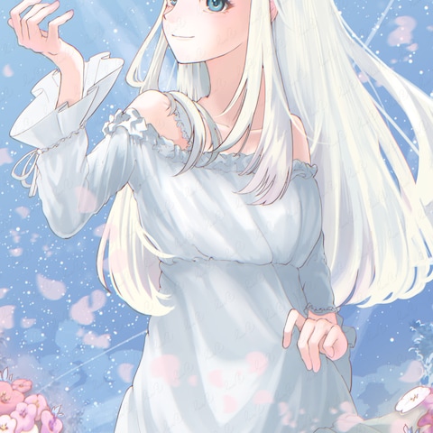 live配信用一枚絵を制作いたしました✨