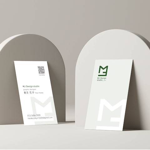 MJ design studio 名刺