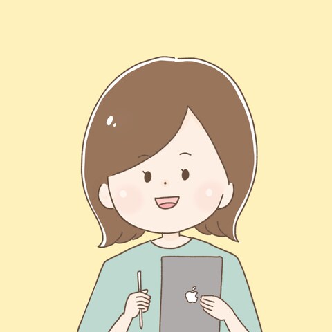 Ipadを持った女性 アイコン