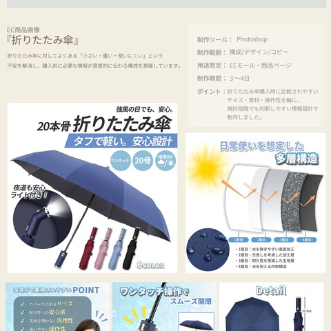 折りたたみ傘