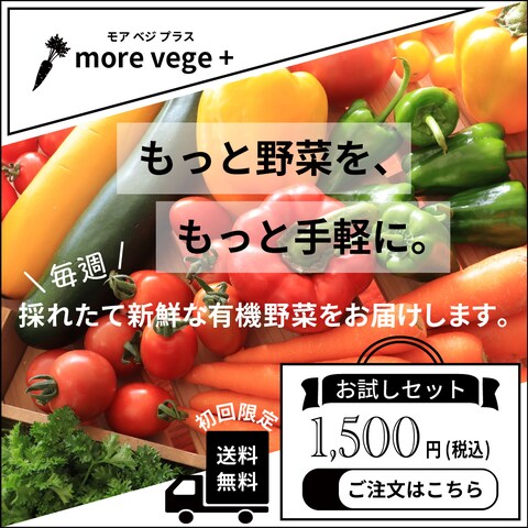 野菜のサブスクECサイト誘導のバナー作成
