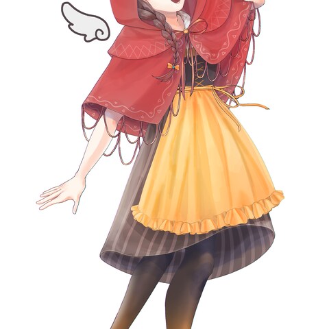 Vtuber甲エンジさんのハロウィンイラスト