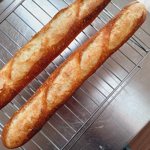 家庭でのフランスパン作り