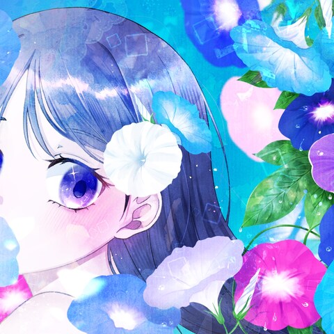 夏をテーマにした展示用イラスト