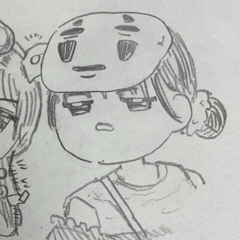 似顔絵ラフ