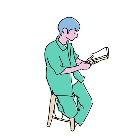 読書男子
