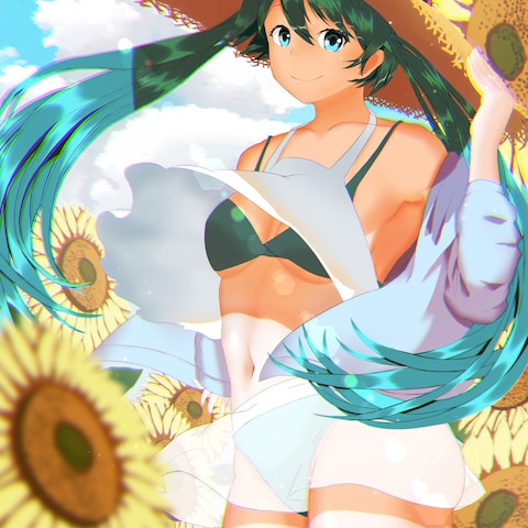 二次創作　初音ミクイラスト