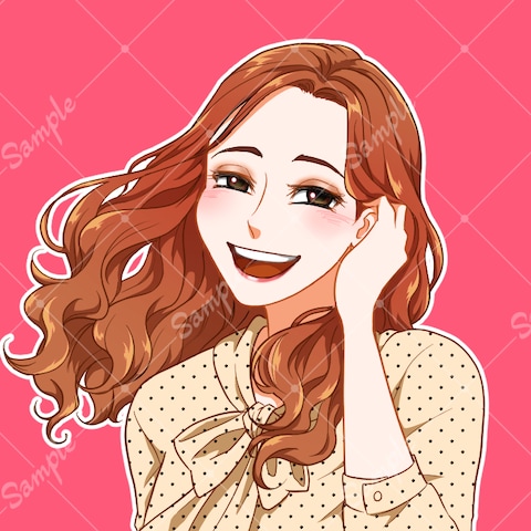 アイコンサンプル　女性