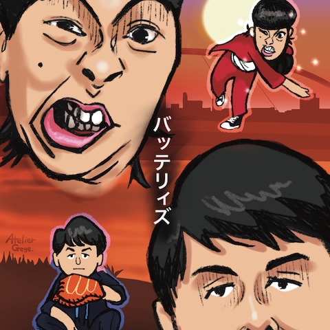 似顔絵コンテスト用イラスト①