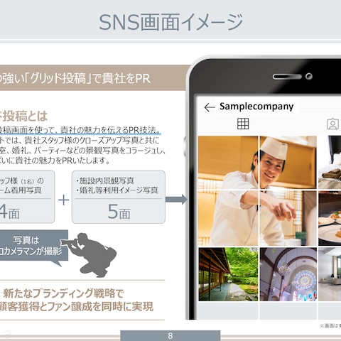 【Sample】宿泊施設におけるSNS運用代行の紹介