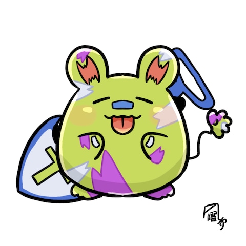 ミニキャラのイラスト制作