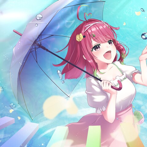 Vtuber 白玉あんこ様　ＭＶイラスト作成
