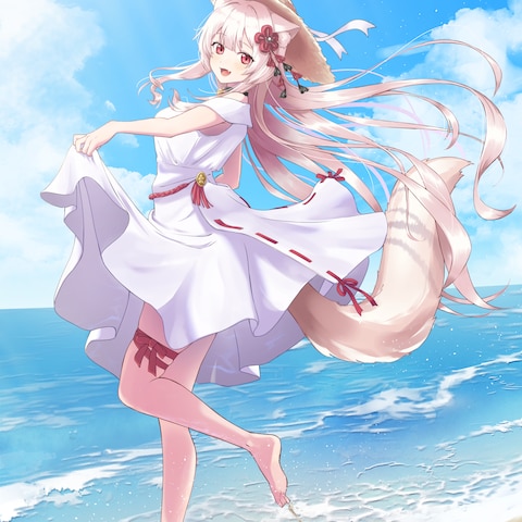 白梅 茶々丸様イラスト作成