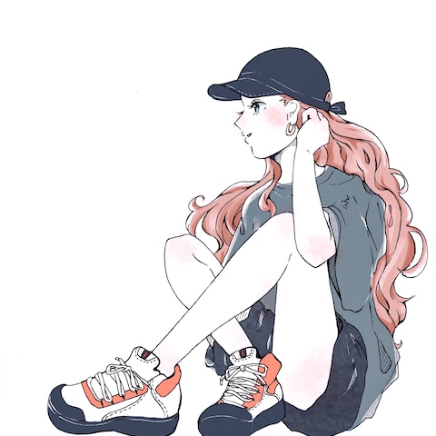 女の子　イラスト