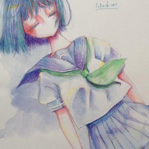 爽やかでかなしなイラスト