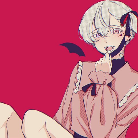 ボカロMV風創作イラスト