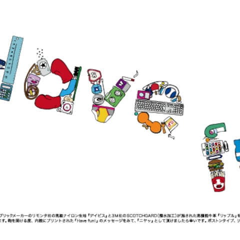 鞄職人さんのオリジナル鞄のPOP