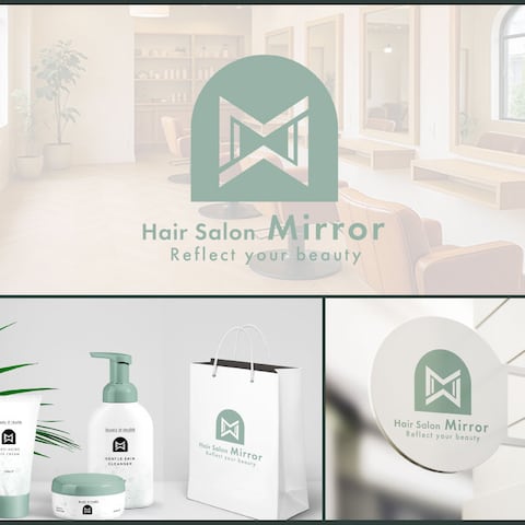 Hair Salon Mirror様　ロゴ制作