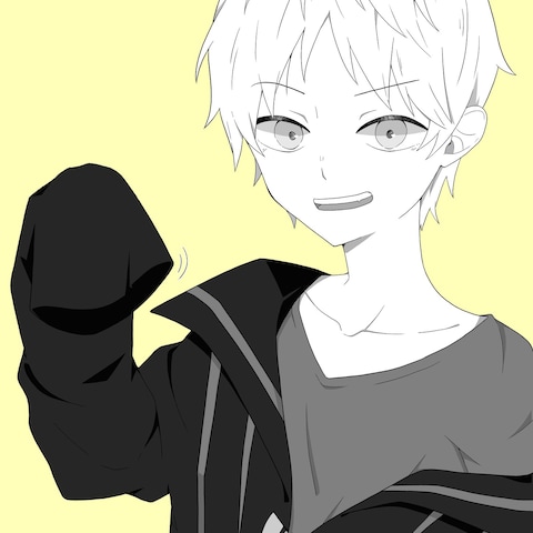 最近のモノクロイラスト